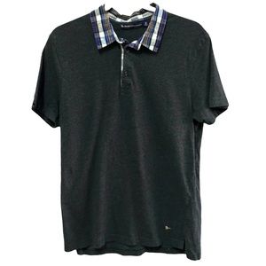 Modern Amusement Men’s Heather Gray Short Sleeve Polo Shirt   Sz M‎